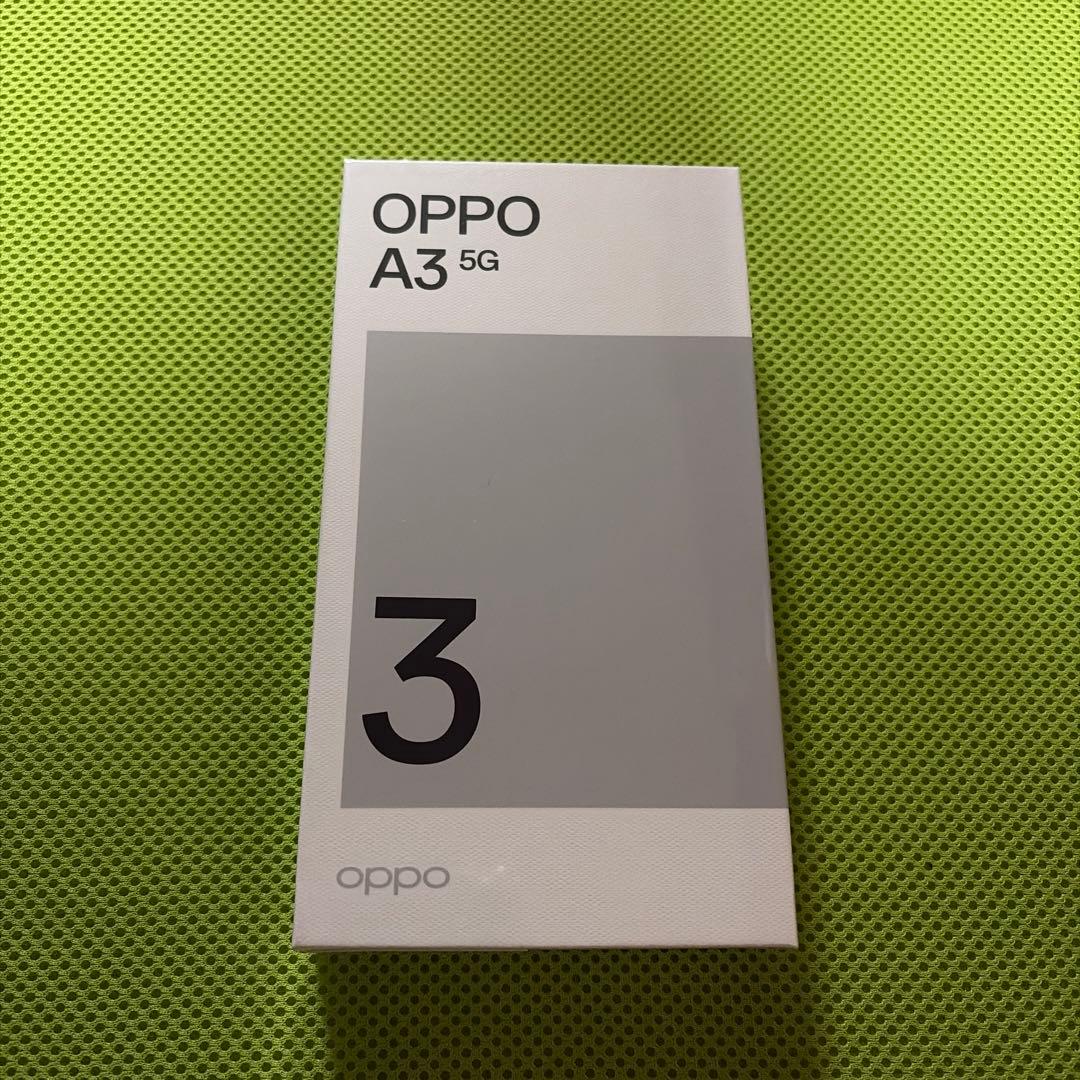 新品未開封　OPPO A3 5G 本体 パープル