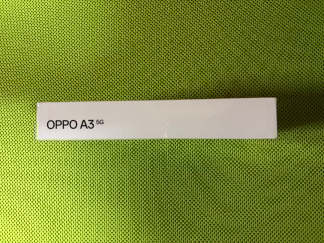 新品未開封　OPPO A3 5G 本体 パープル