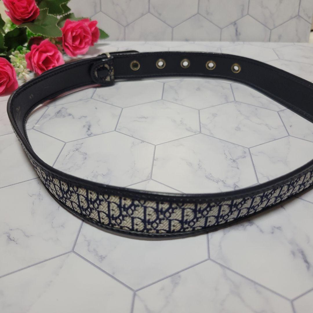 Dior　オブリーク　ジャガード　ロゴマーク総柄ベルト