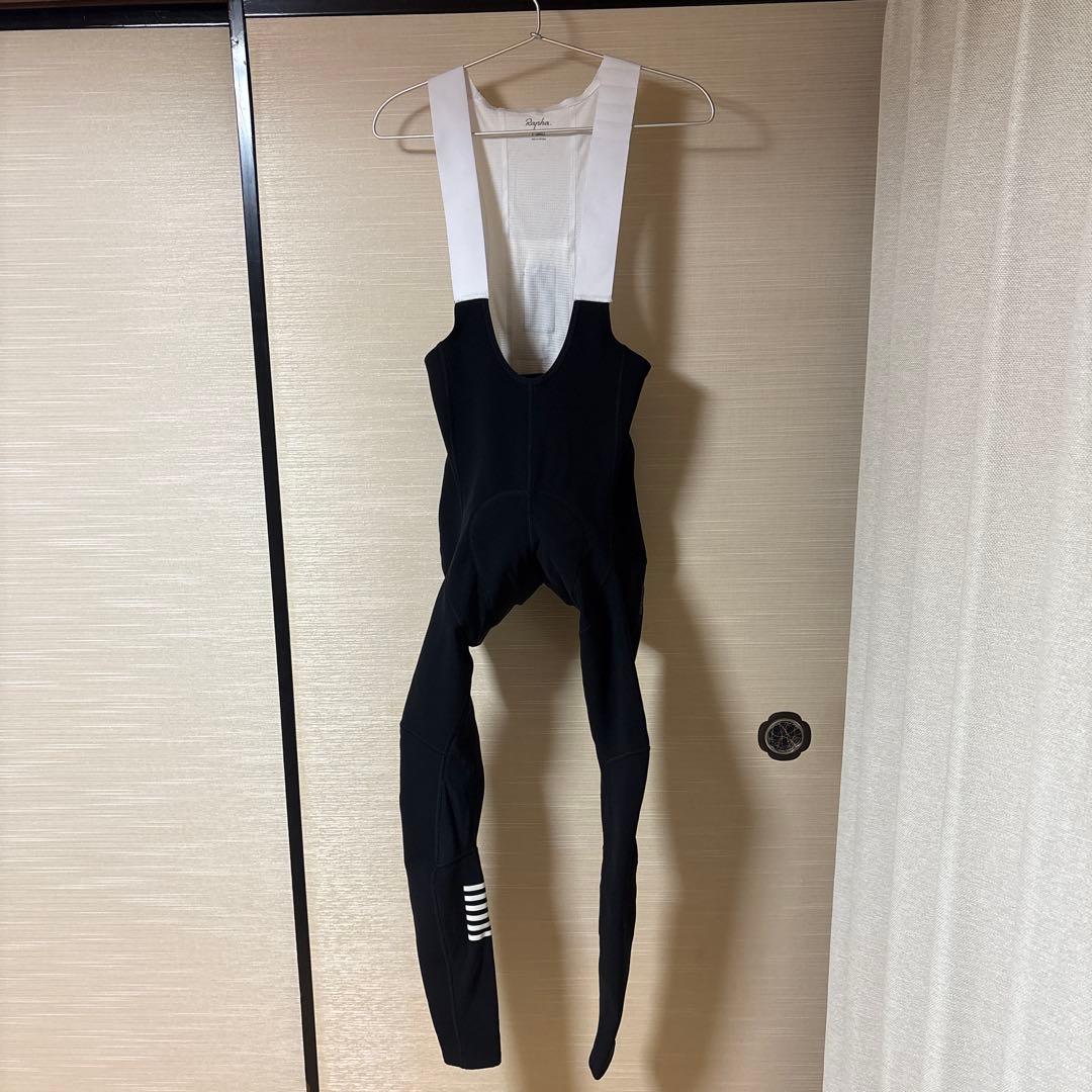 ラファ メンズ プロチーム ウィンタータイツ ウィズ パッドII 黒系 XS