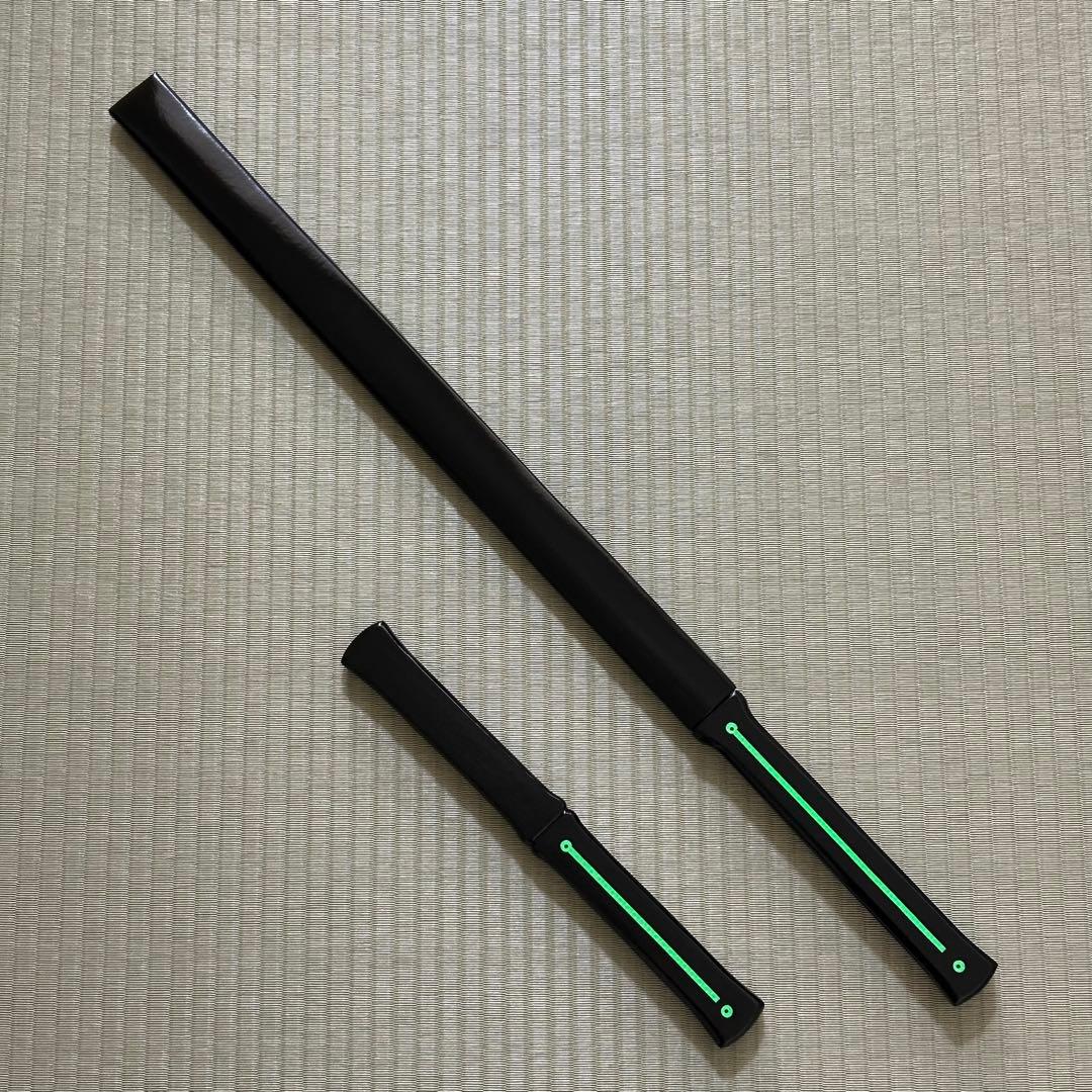 【コスプレ】 手作り ワートリ ブラックトリガー 1本鞘付+収納型 2点セット