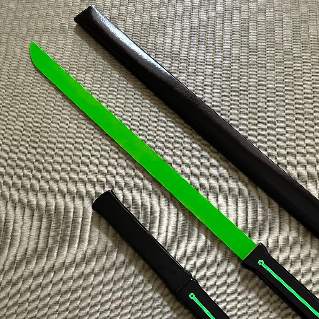 【コスプレ】 手作り ワートリ ブラックトリガー 1本鞘付+収納型 2点セット