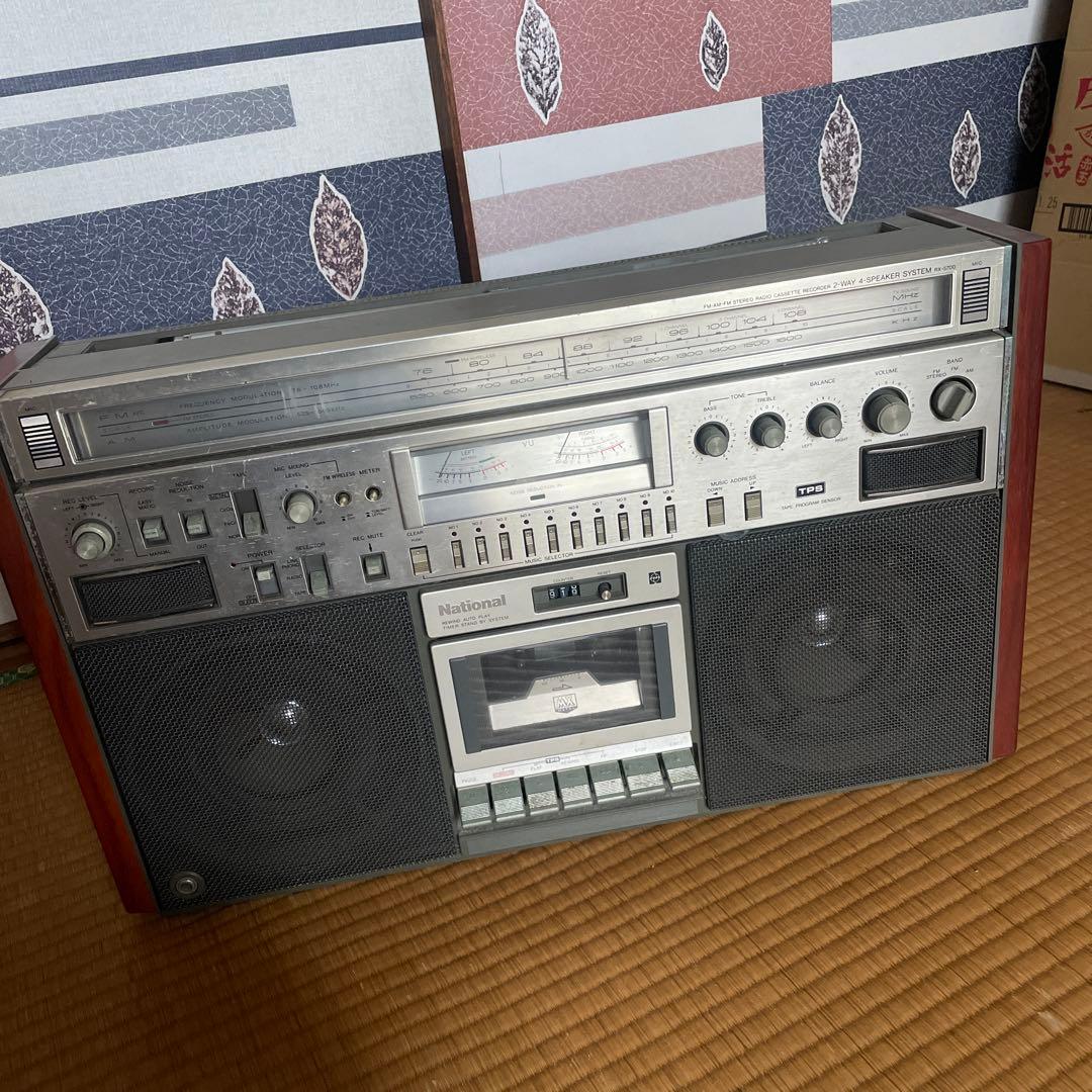 【注意】National ラジカセ レトロ