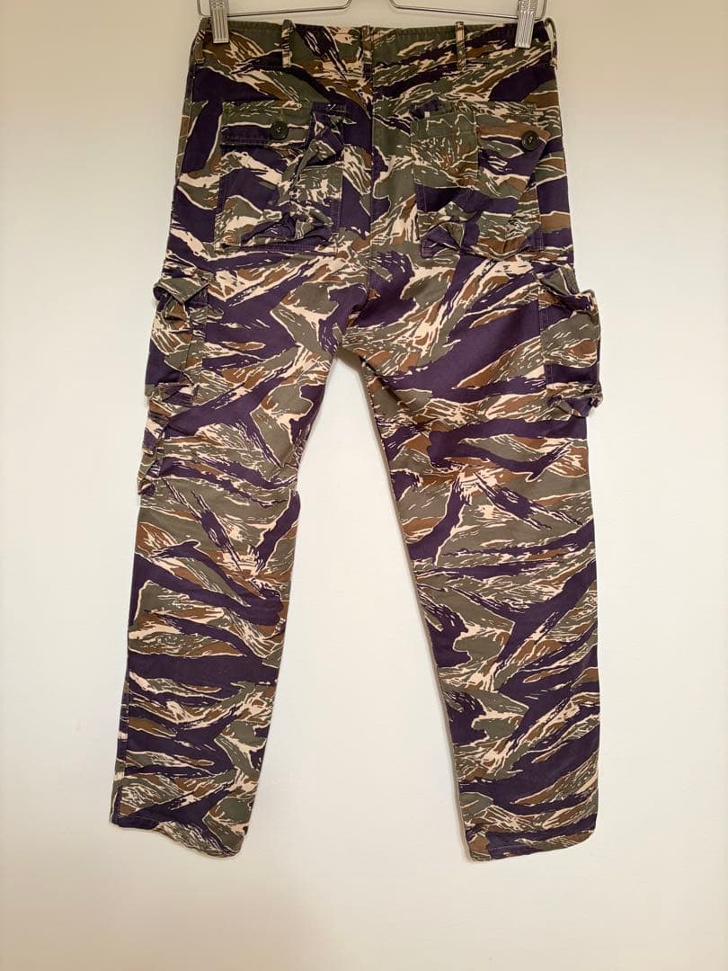 The REAL McCOY'S タイガーストライプ パンツ　Sサイズ