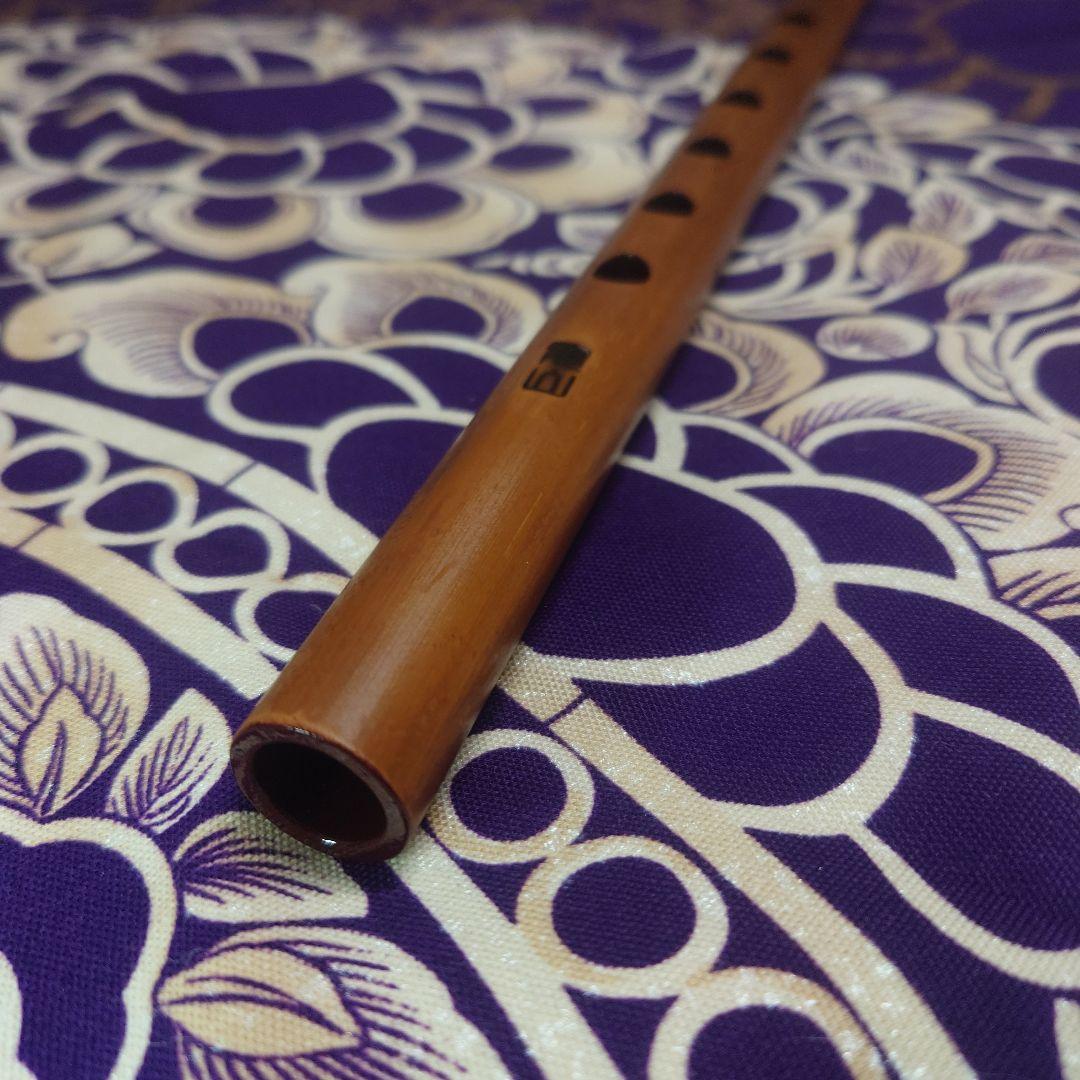 篠笛　古典調　四本調子　拭漆