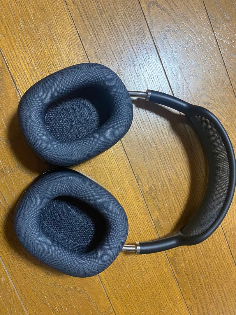 ブラックAirPods MAXワイヤレスヘッドホン 純正互換品