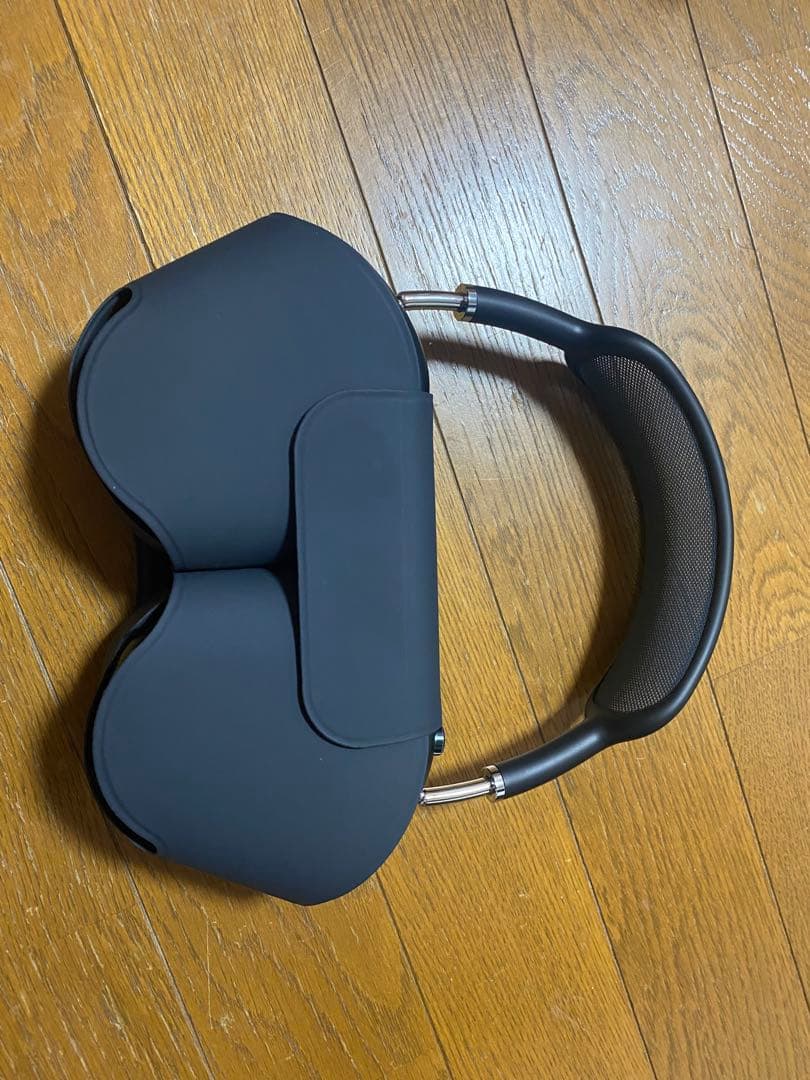 ブラックAirPods MAXワイヤレスヘッドホン 純正互換品