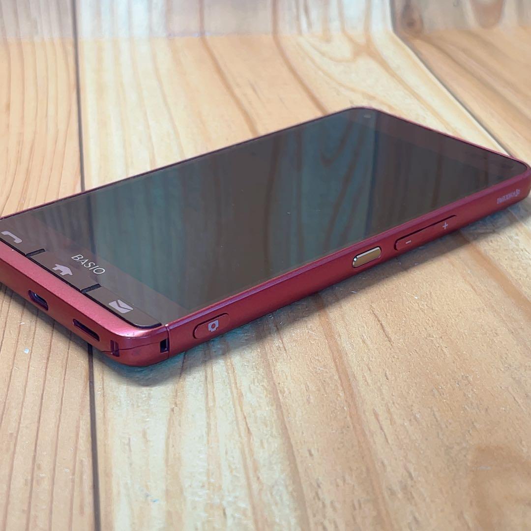 SIMフリー 本体 BASIO 3 KYV43 32 GB 172G4 レッド