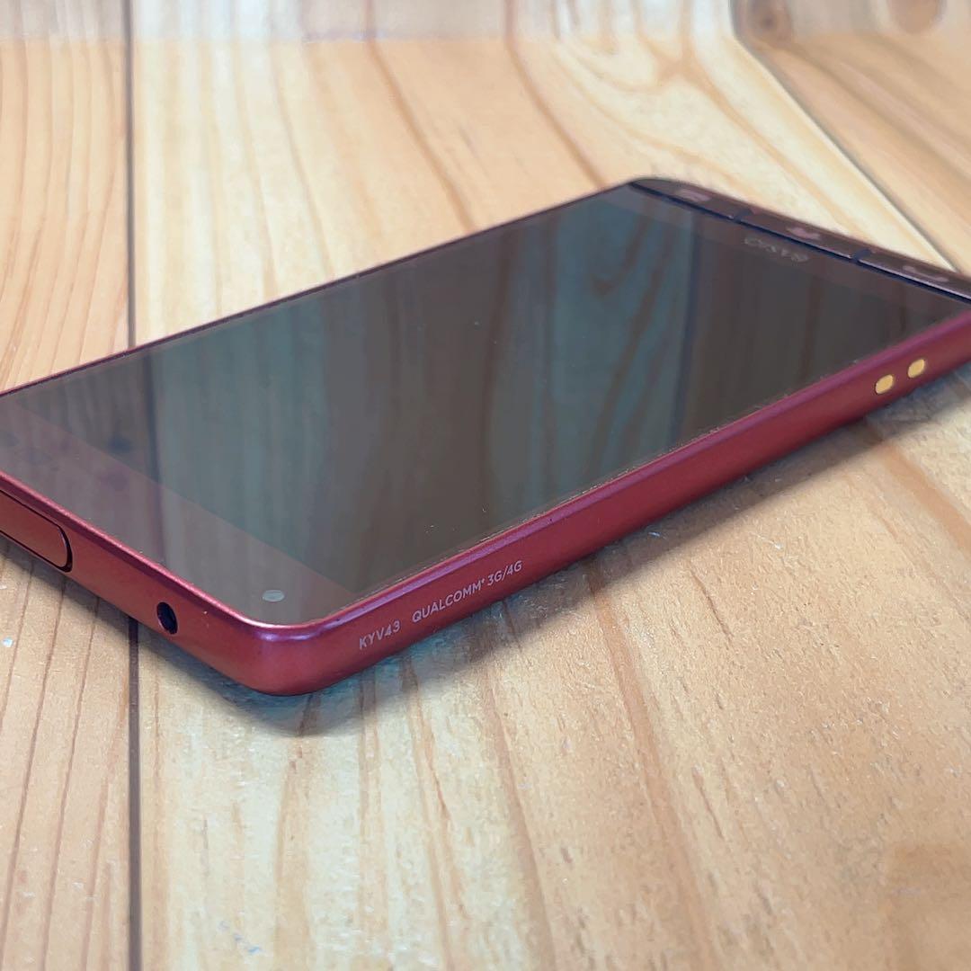 SIMフリー 本体 BASIO 3 KYV43 32 GB 172G4 レッド