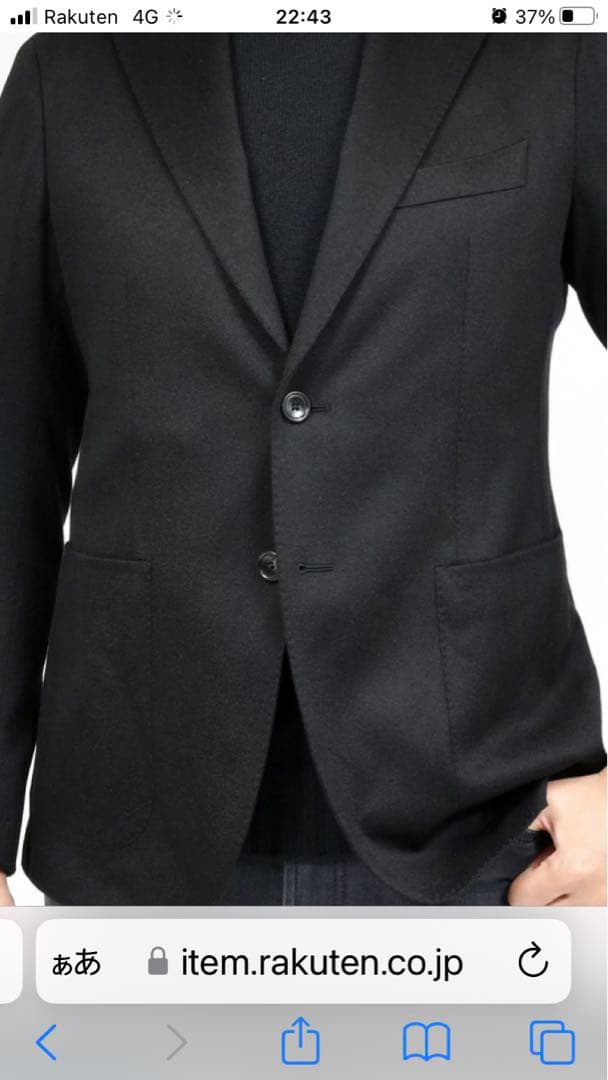 ☆美品☆ タリアトーレ　キャメル100%ネイビージャケット