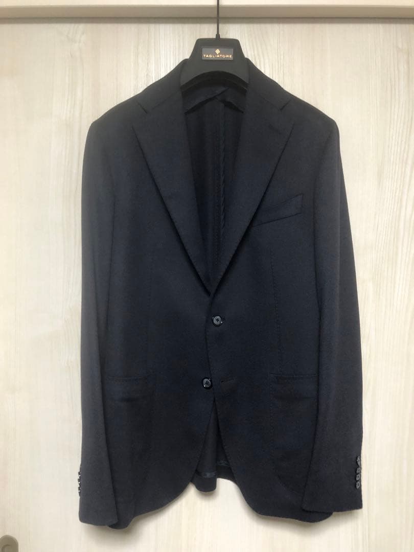 ☆美品☆ タリアトーレ　キャメル100%ネイビージャケット