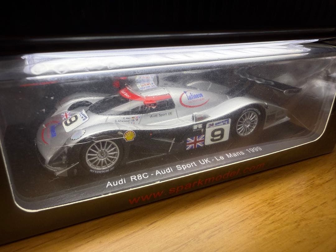 ミニカー 1/43 Audi R8C #9 Le Mans 1999