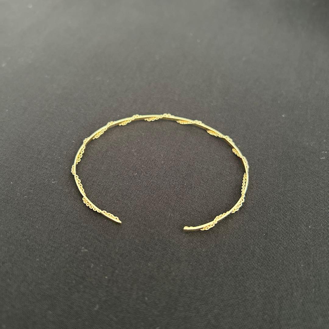 ココシュニック K10 バングル　ラップチェーンバングル