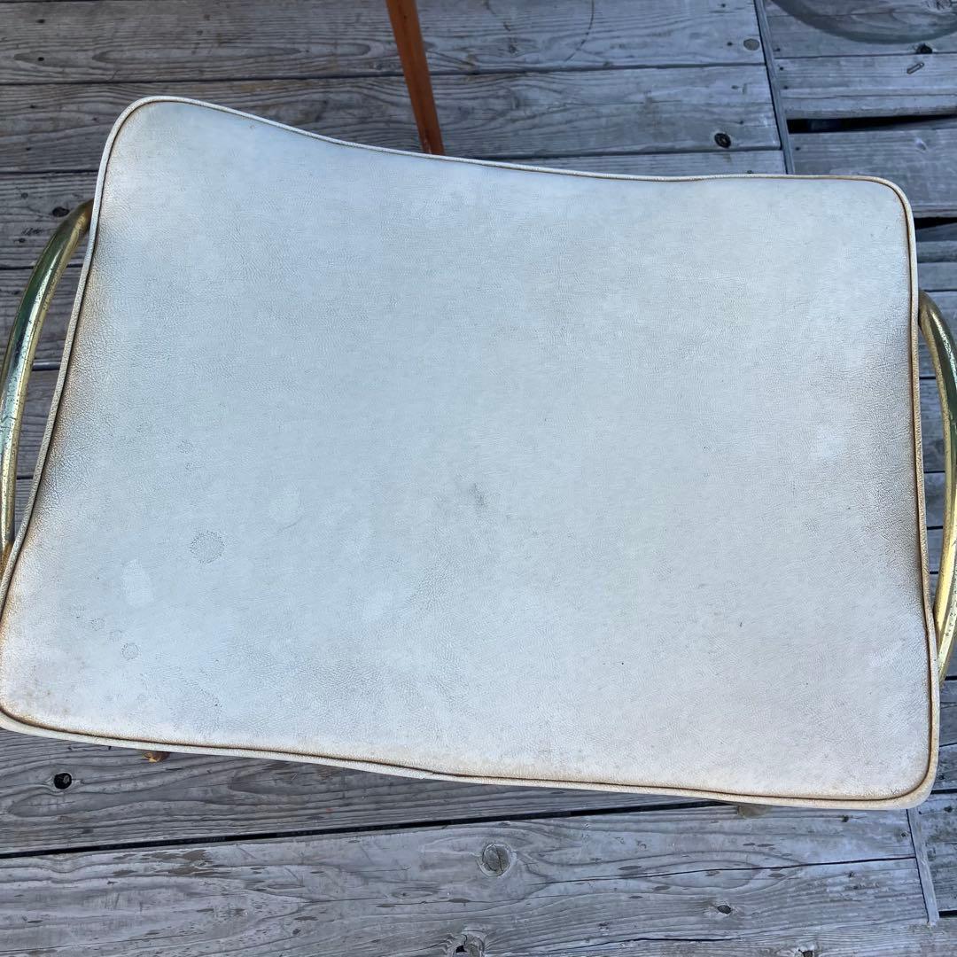 フランス家具 三面鏡 木製ドレッサー スツールセット 鏡台 引き出し収納 古家具