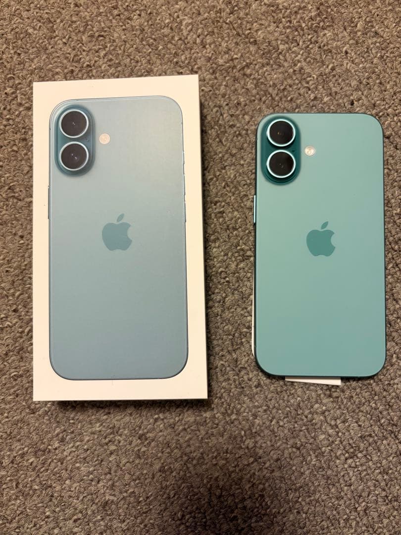 iPhone16 本体 256GB 箱つき SIMフリー ティール