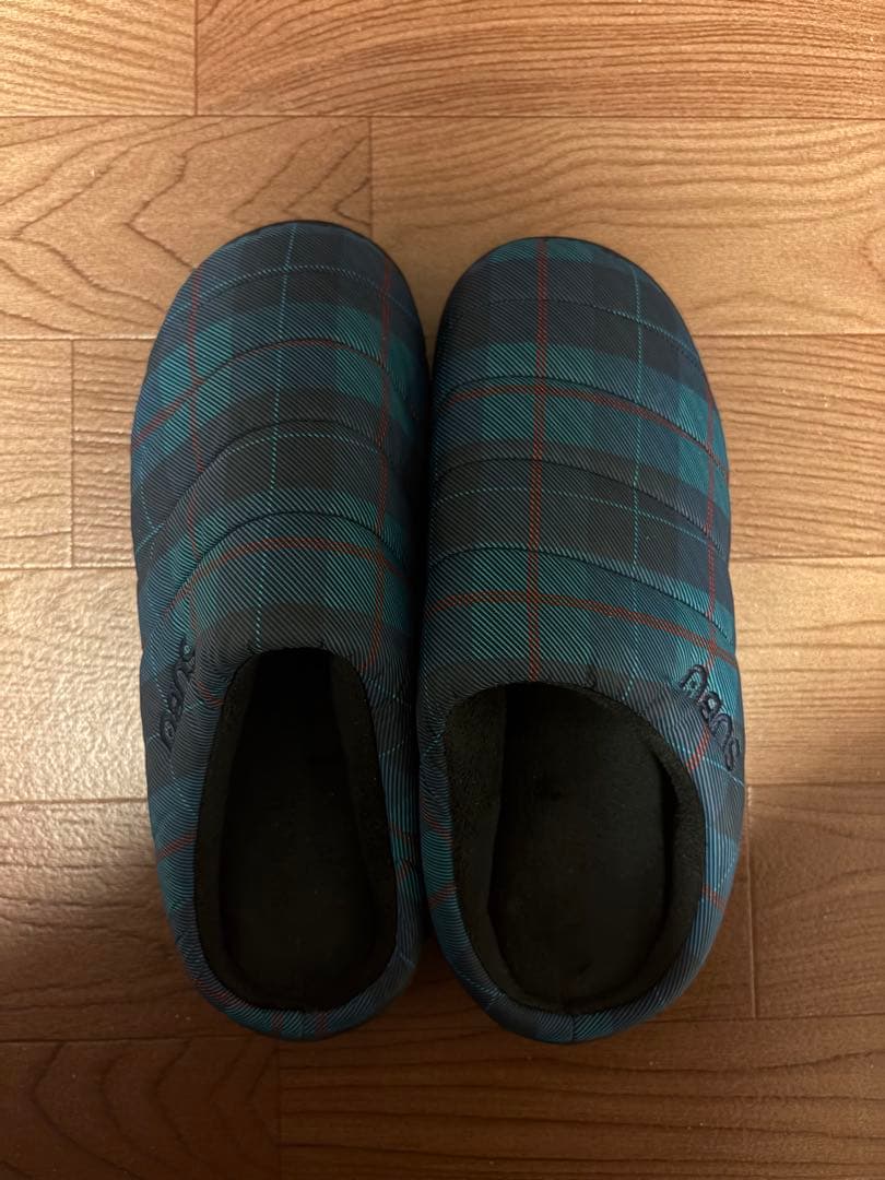 希少　SUBU タータンチェック　サイズ1 冬用サンダル