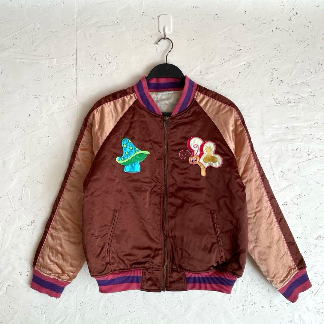 古着Vintage【Disney】アリスインワンダーランド　スカジャンブルゾンL