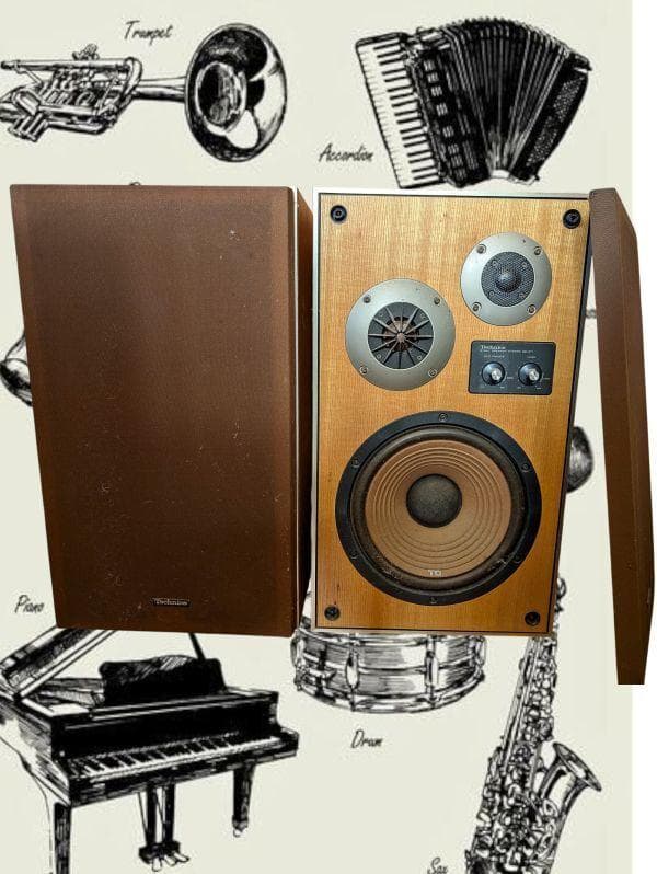 送料無料ジャンク1974年ヴィンテージTechnics SB-411 スピーカー