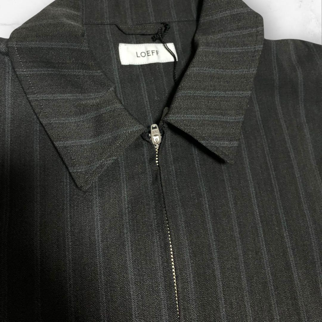 新品タグ付き✨　LOEFF ヘリンボーン ストライプ オールインワン24AW