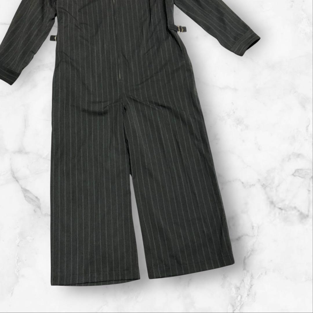 新品タグ付き✨　LOEFF ヘリンボーン ストライプ オールインワン24AW