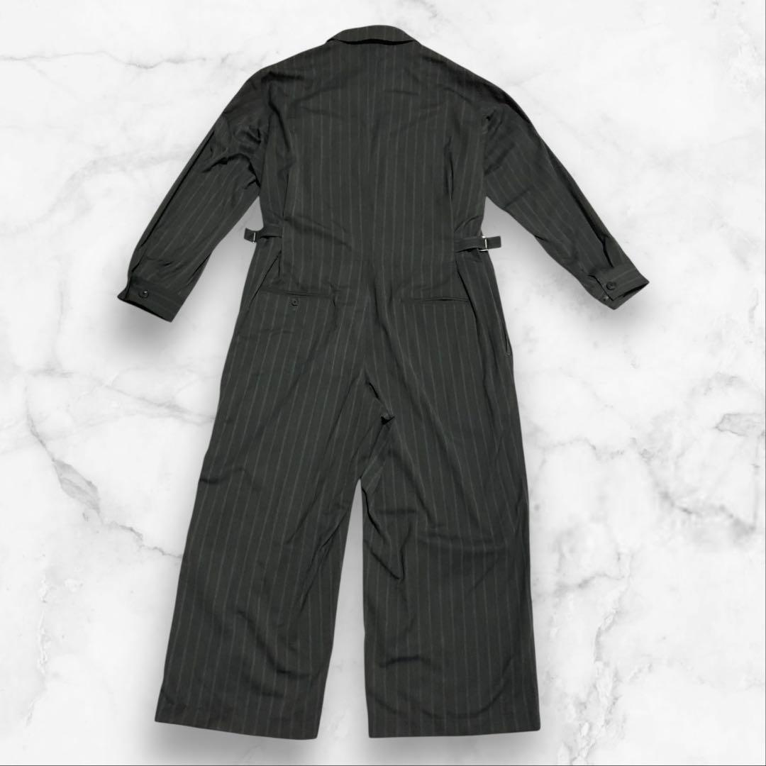 新品タグ付き✨　LOEFF ヘリンボーン ストライプ オールインワン24AW