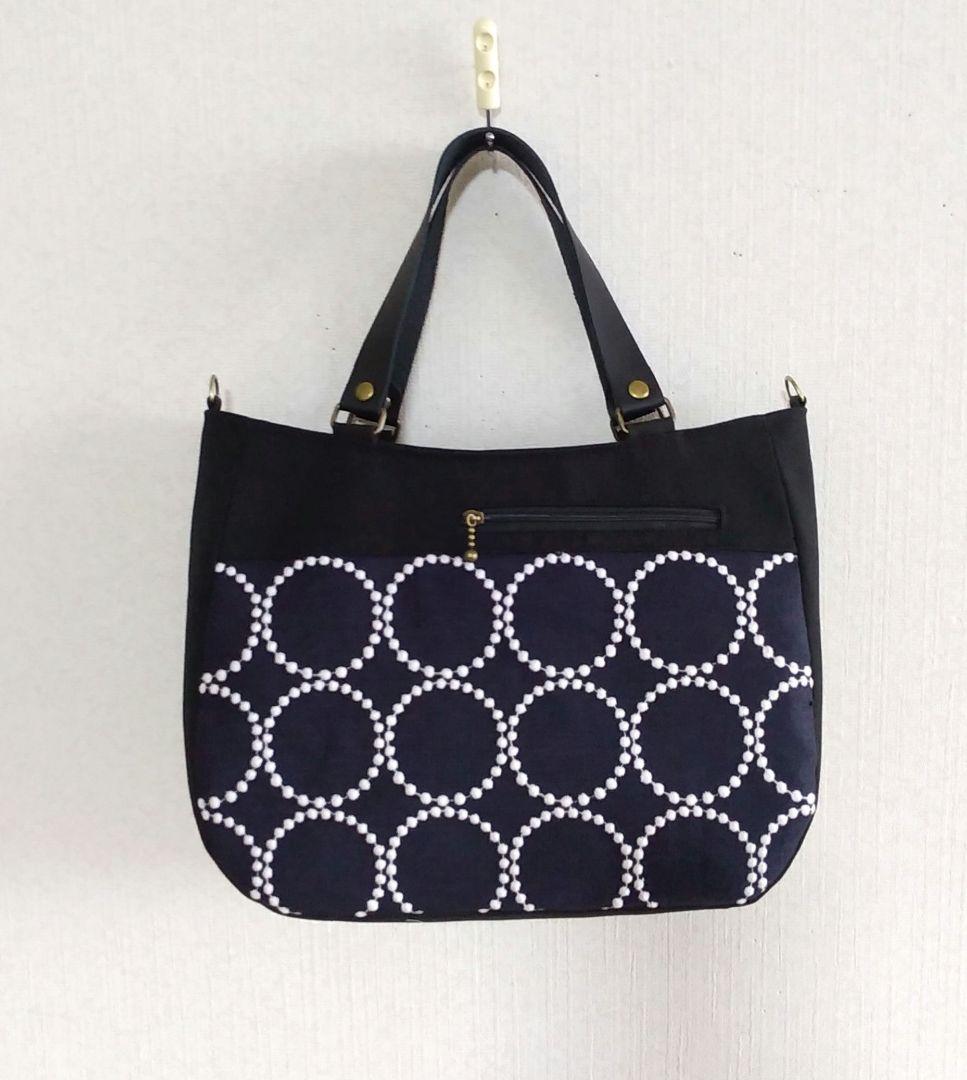 ミナペルホネン ♡ 最新タンバリン ♡ ラウンドバッグ / ハンドメイド