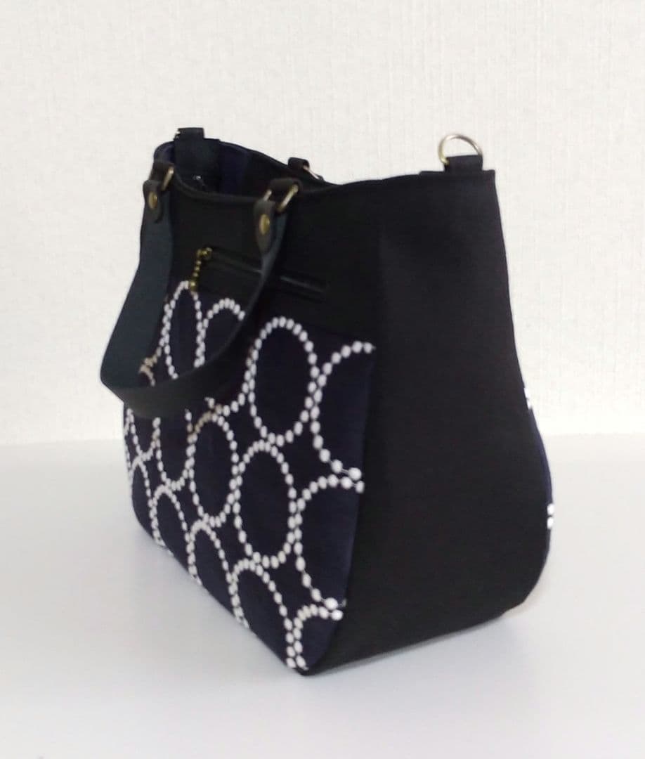 ミナペルホネン ♡ 最新タンバリン ♡ ラウンドバッグ / ハンドメイド