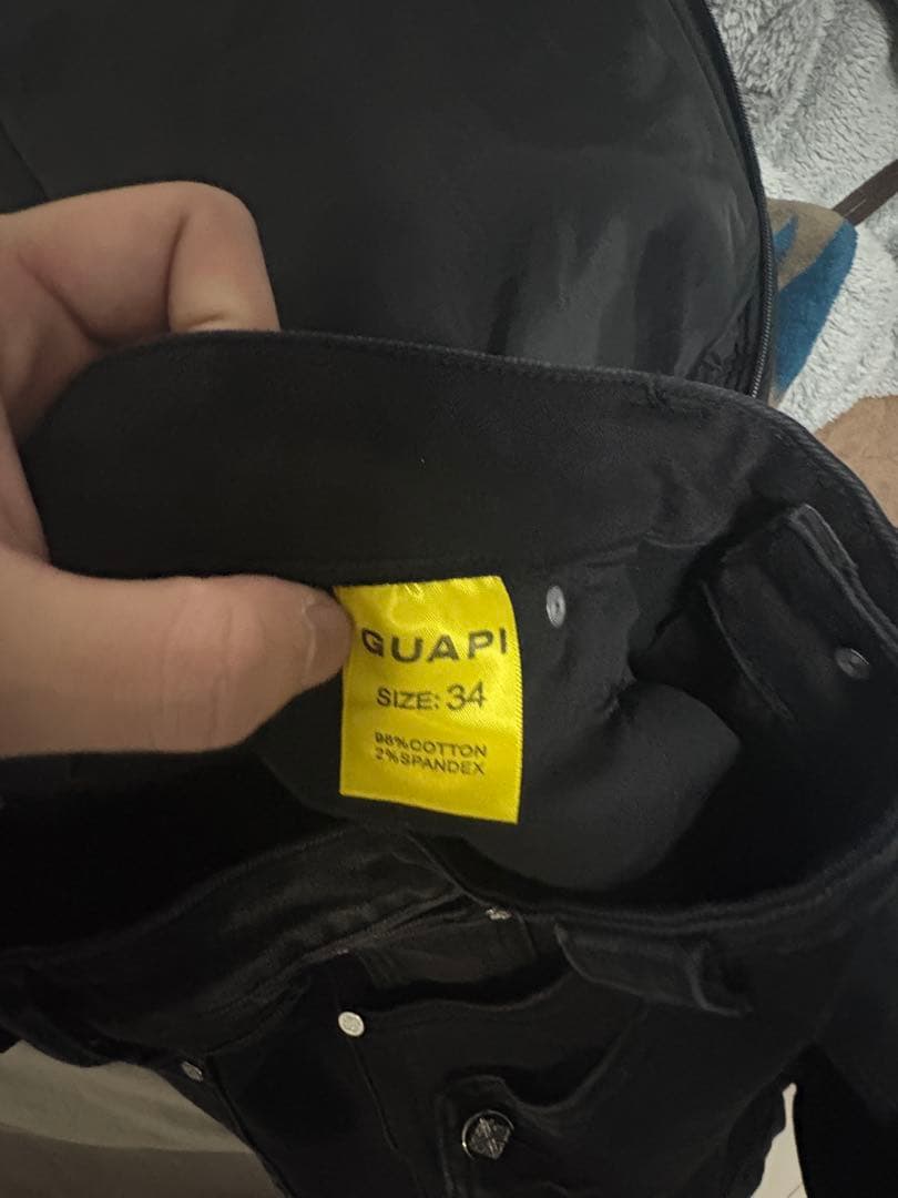 パンツ GUAPI / obsidian black sanctum denim