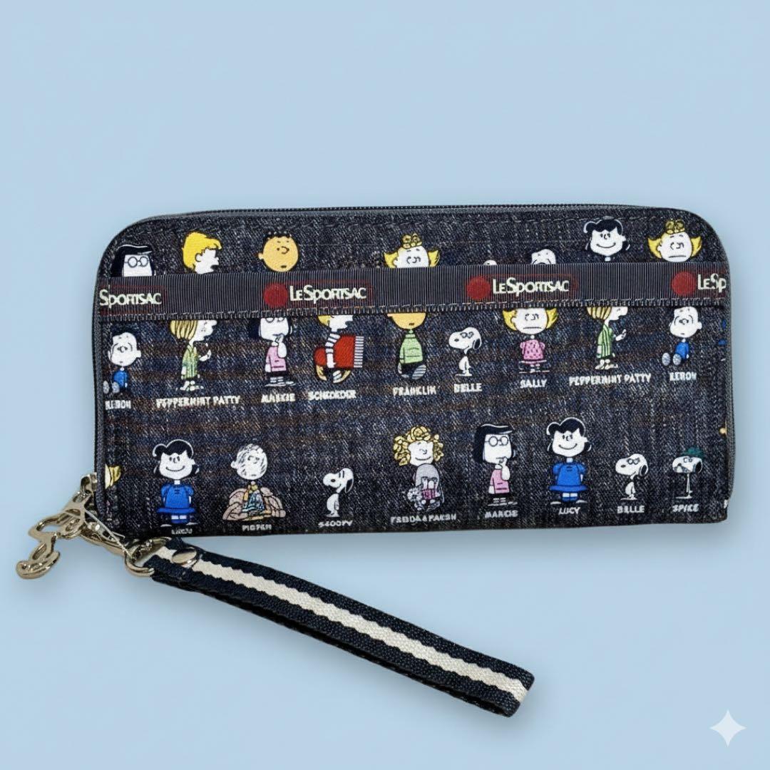 レスポートサック　ピーナッツオールスター　70周年 長財布
