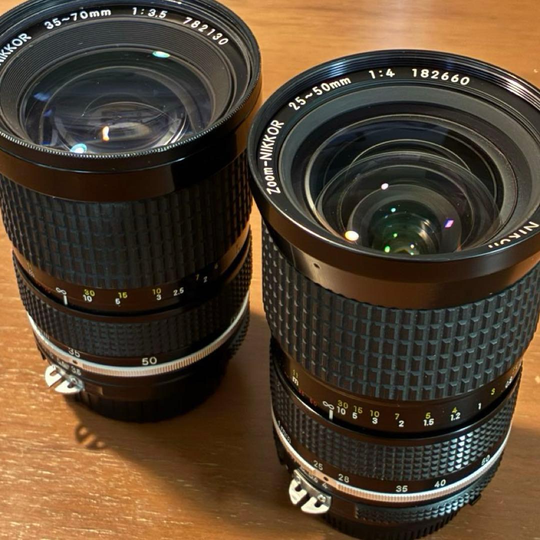 NIKON Ai Zoom-NIKKOR 25-50mm 35-70mm 中古品