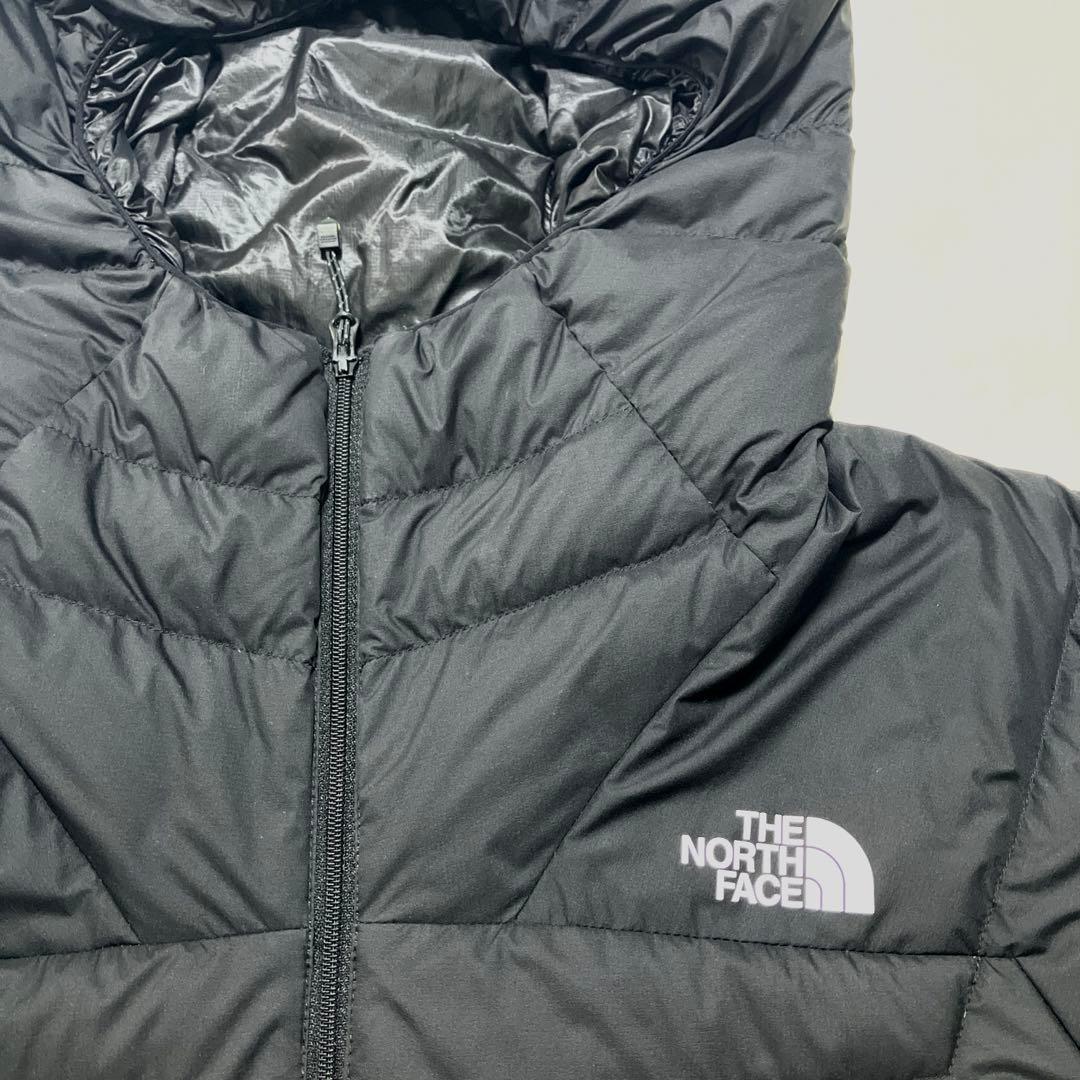 ノースフェイス ライトダウンジャケット パーカー　ブラック　L NY82011