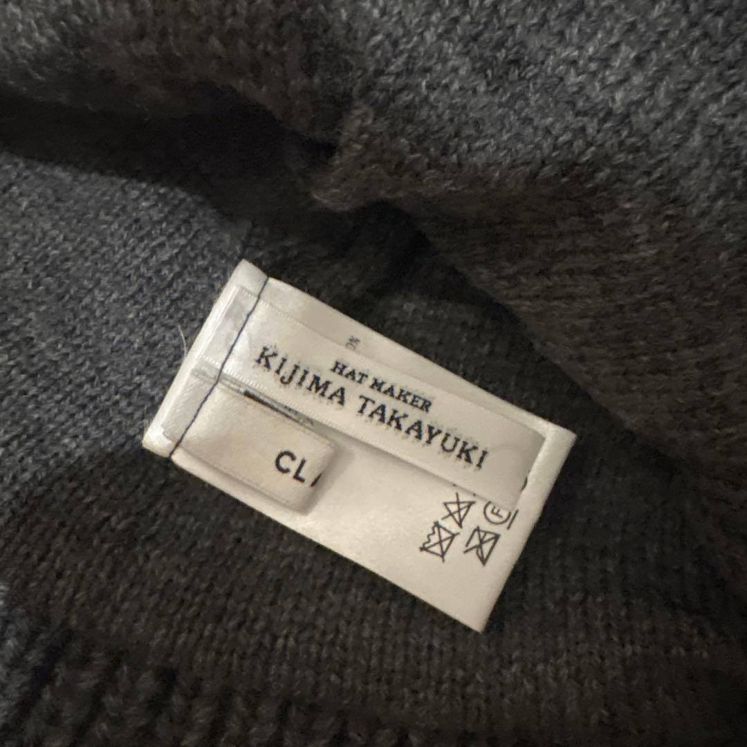 KIJIMA TAKAYUKI ×CLANE WOOL KNIT EAR CAP
