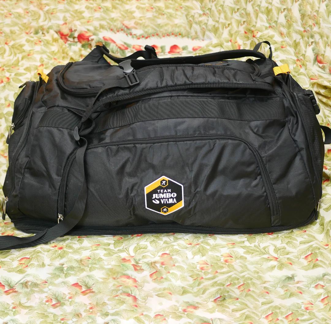 選手支給品 ユンボヴィスマ 非売品トラベルバッグ プロチーム リースアバイク