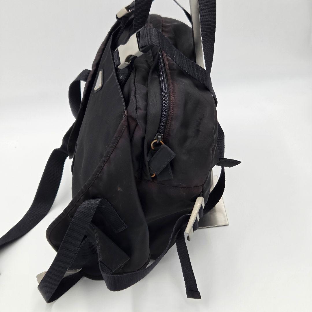 【希少】PRADA V156 3WAY ウエストバッグ リュック ナイロン 黒