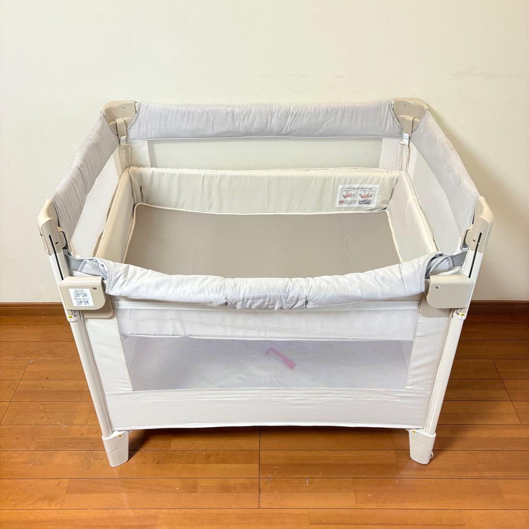 【美品・付属品完備】アップリカ ココネルエアープラスAB ホワイトベージュ