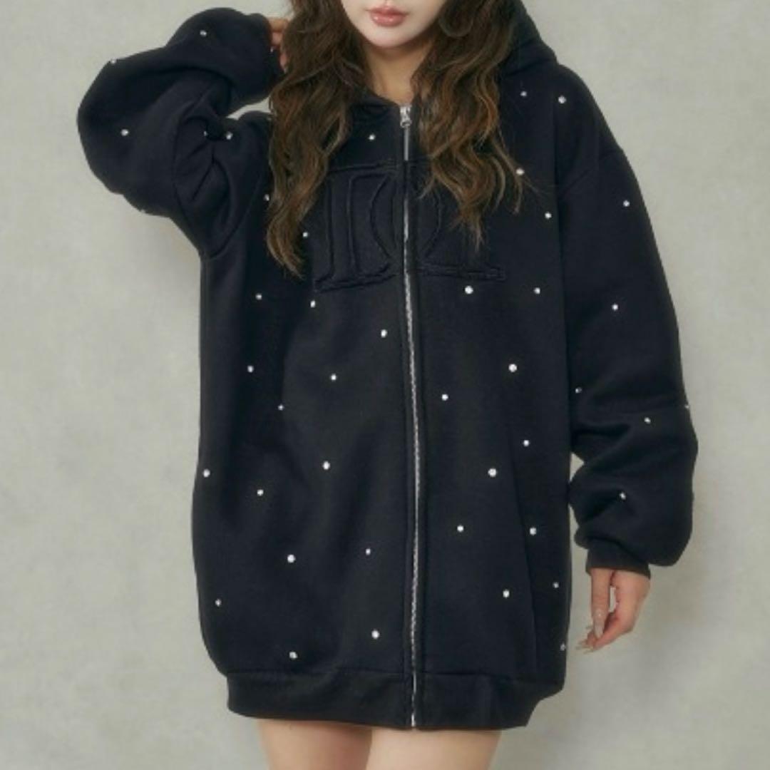 ダーリッチ ビジューロゴパーカー