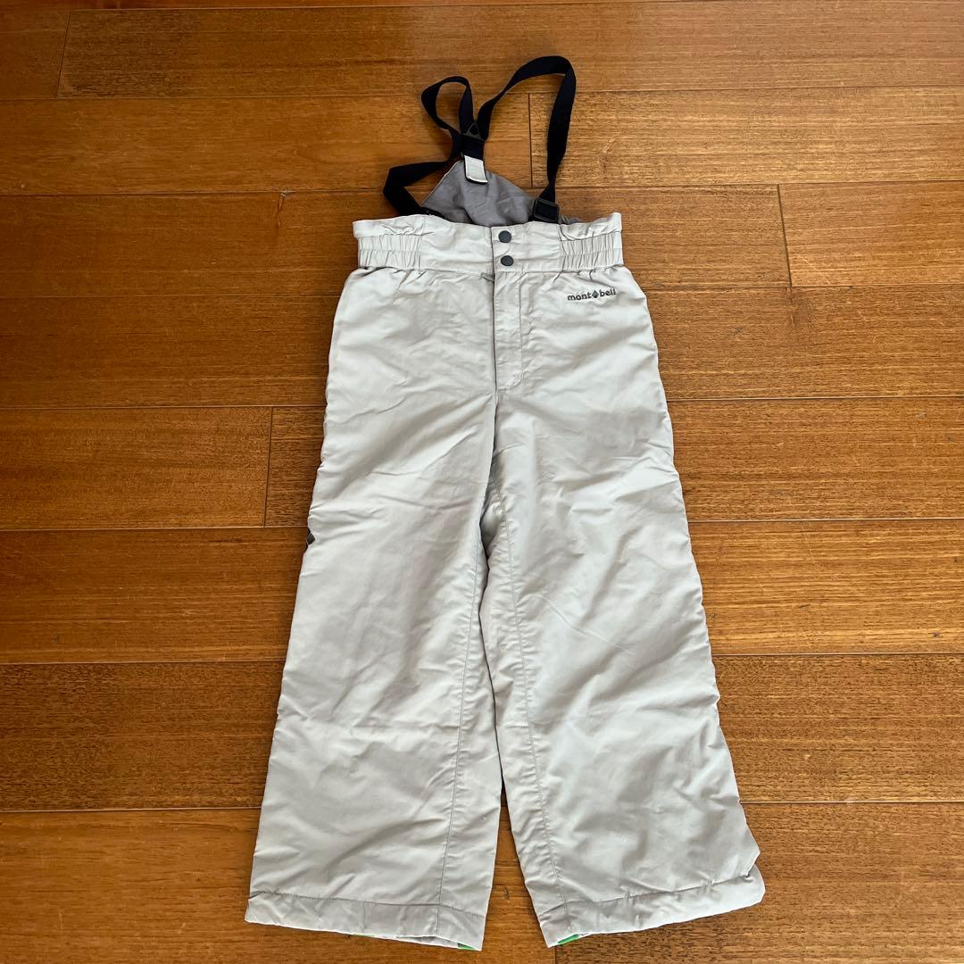 モンベル　スキーウェア　130 パウダーステップジャケット　パウダーライトビブ