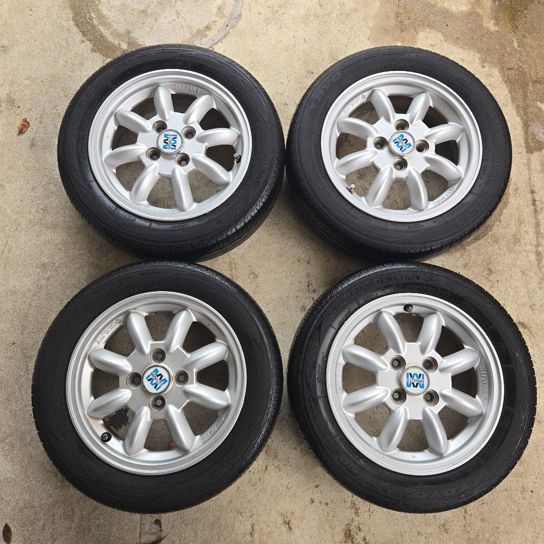 ミニライト　アルミホイールタイヤセット　155/65/14　軽自動車