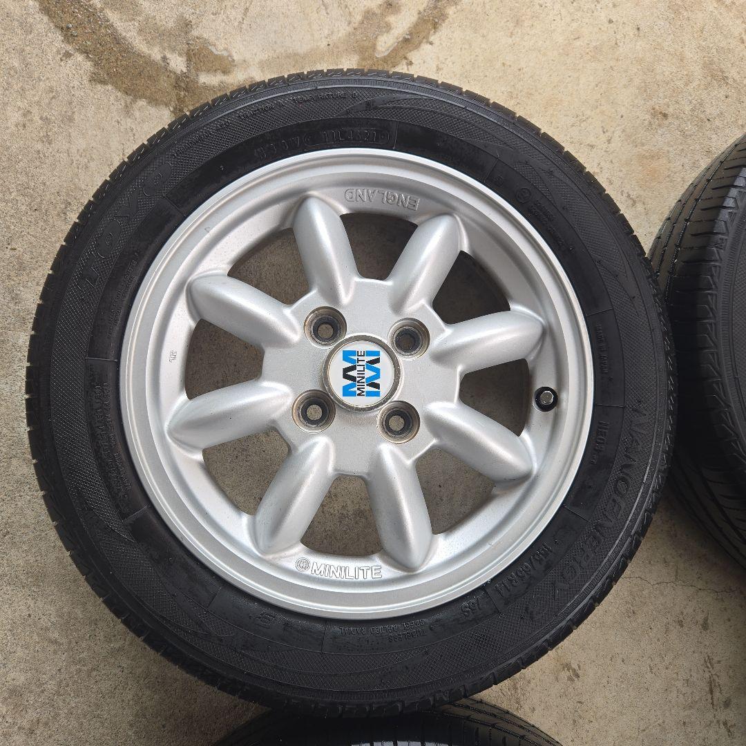 ミニライト　アルミホイールタイヤセット　155/65/14　軽自動車