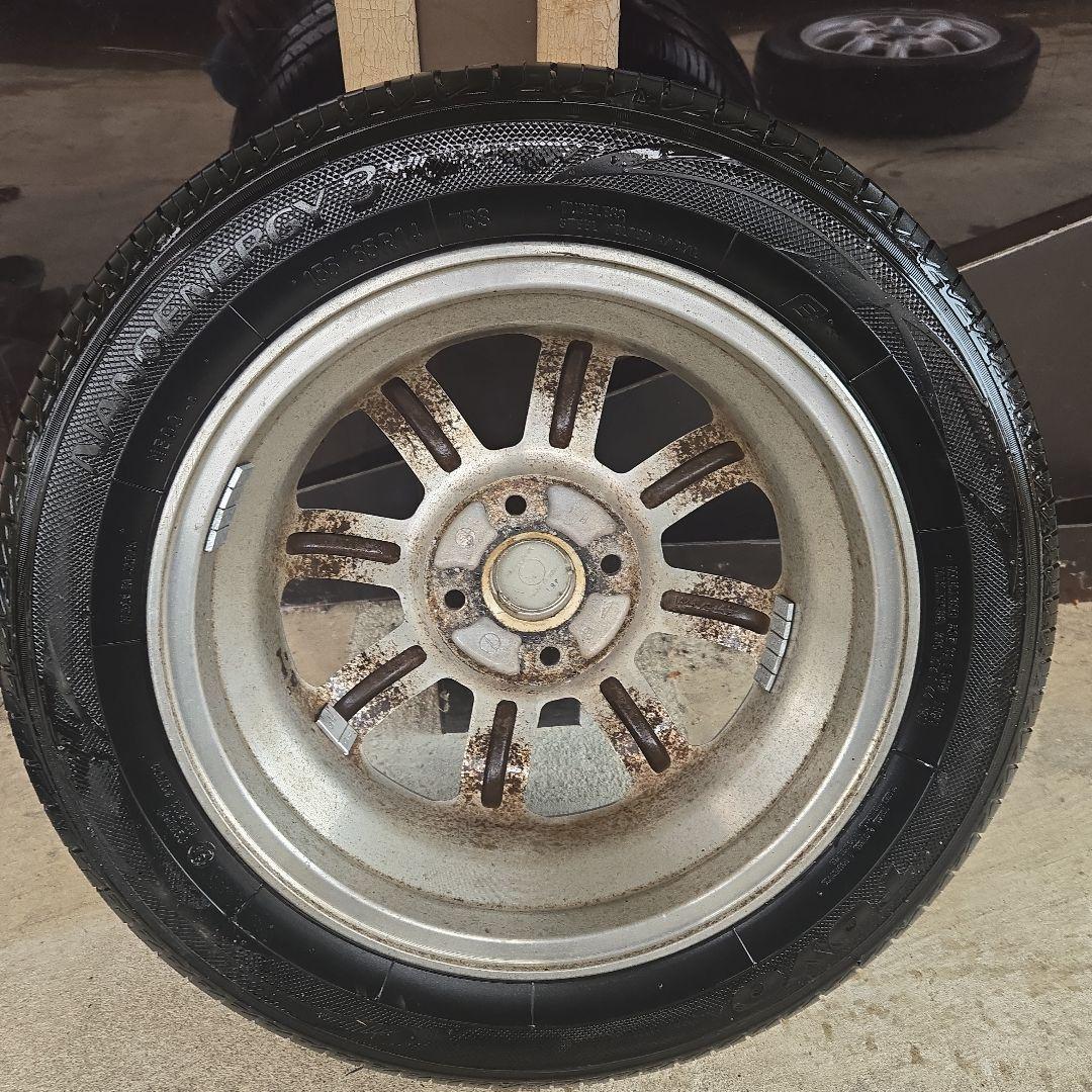 ミニライト　アルミホイールタイヤセット　155/65/14　軽自動車