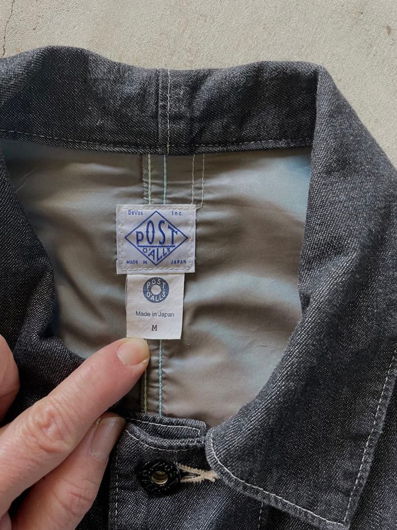 POST OʼALLS DeLuxe Railroader2 ブラック