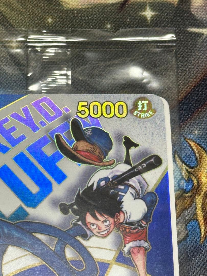 【新品未開封】モンキーDルフィ　ドジャース　プロモ　EB02-010