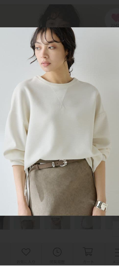 未使用近　ウィムガゼット　Vガゼットプルオーバ　FREE 定価16500