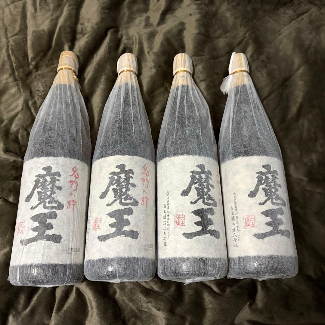 白玉醸造 魔王1.8L 4本 焼酎 お酒