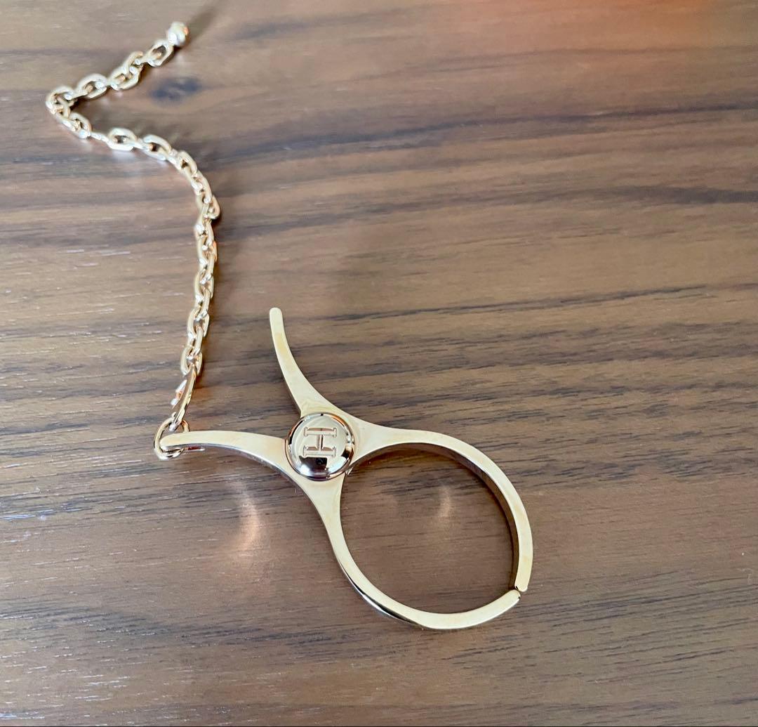 【未使用】HERMESエルメスグローブホルダー ローズゴールド