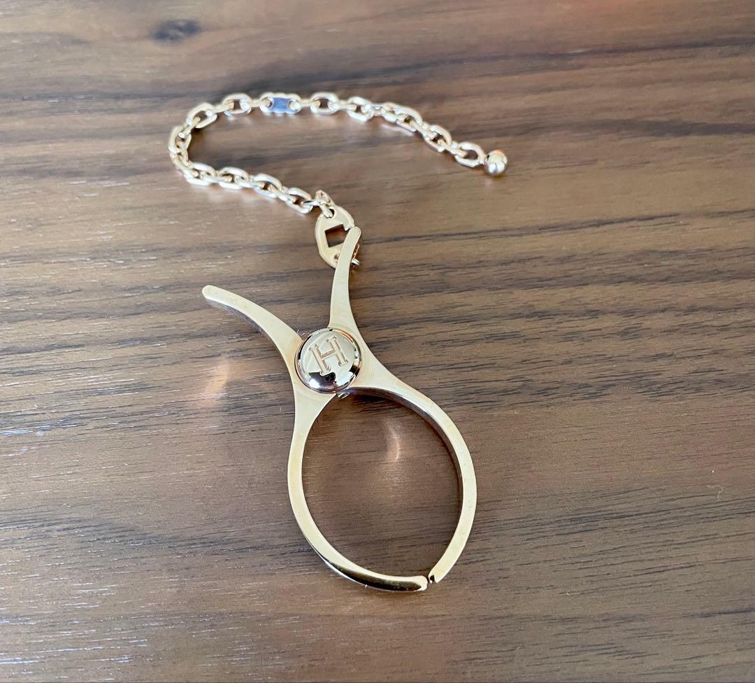 【未使用】HERMESエルメスグローブホルダー ローズゴールド