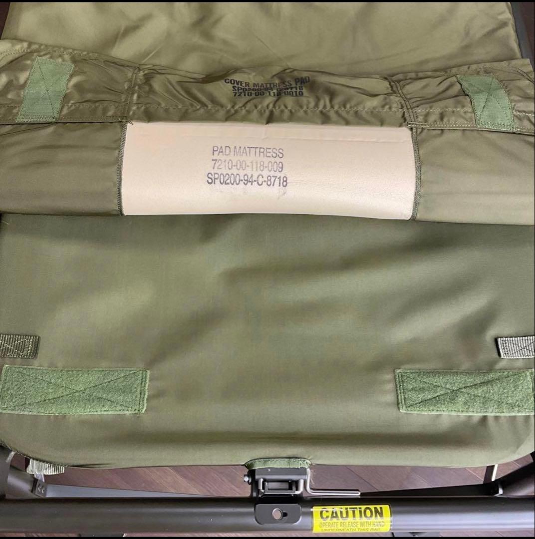 2、未使用　米軍放出　デッドストック　簡易ベッド　コット　折りたたみベッド