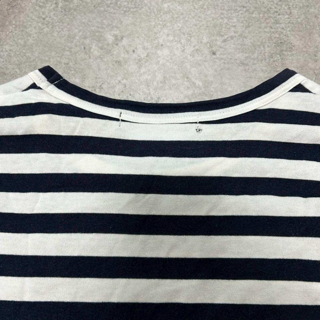 コムデギャルソン青山Specialバッテンメッセボーダー長袖Tシャツ S