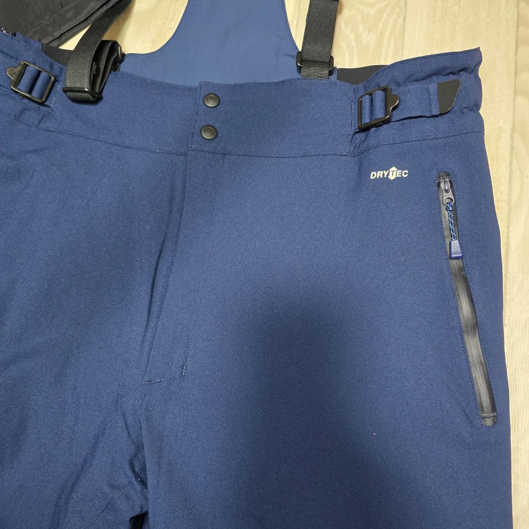 #モンベル　新品未使用1月購入　ドライテックインシュレーテッドビブ 　XL-S