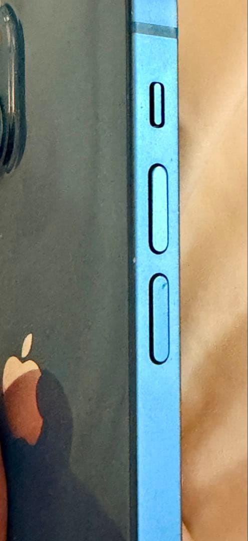 Apple iPhone 13 mini 青　ケース付